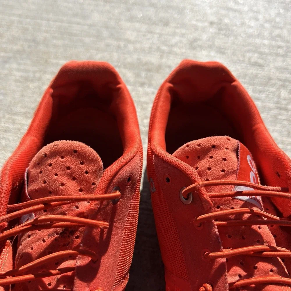 On Cloud Monochrome Size 11 Orange Gray Athletic Running Shoes Swiss Engineering